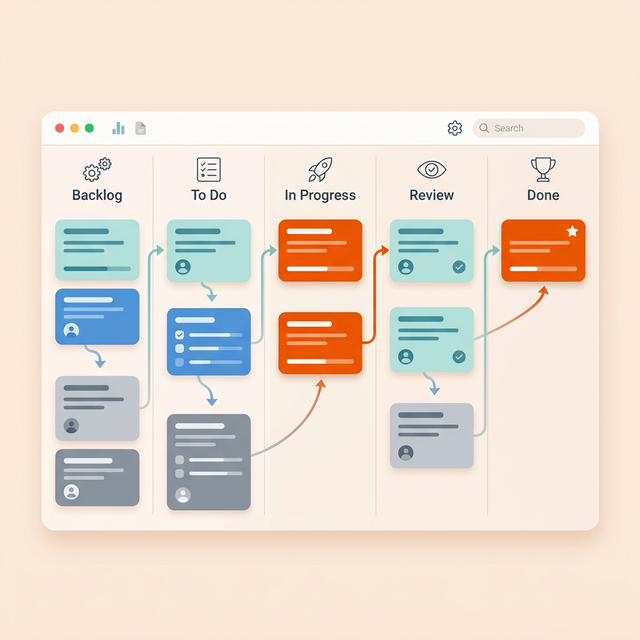 Project workflow visualization
